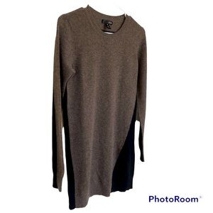 AQUA Colorblock Cashmere Sweater Size S